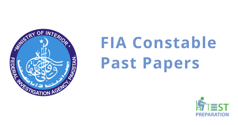 FIA Constable Past Papers
