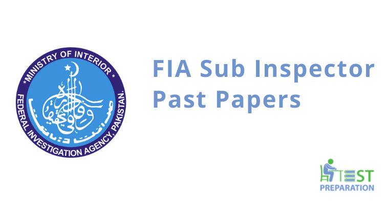 FIA Sub Inspector Past Papers