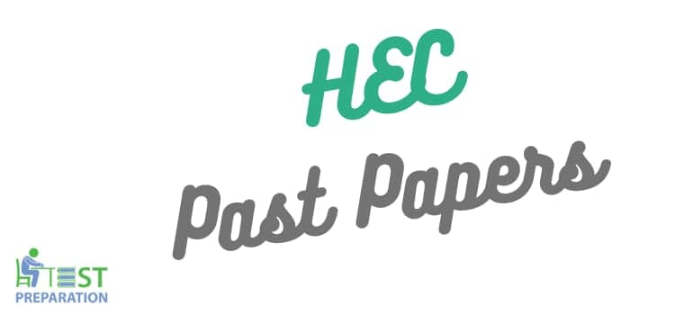 HEC Past Papers