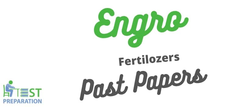 Engro Fertilizer Apprenticeship Past Papers