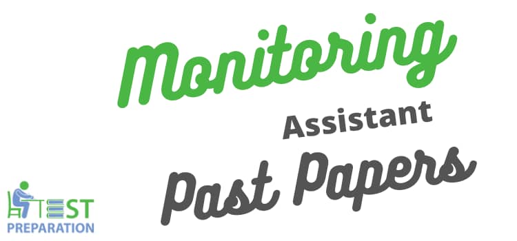 Monitoring Assistant Past Paper