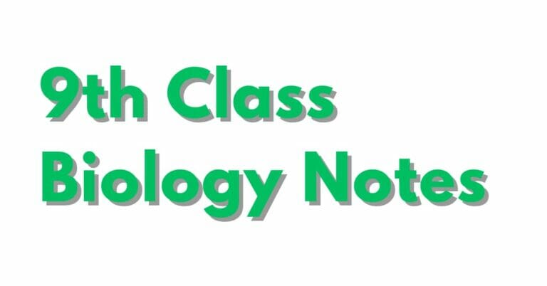 Class 9 Biology Notes