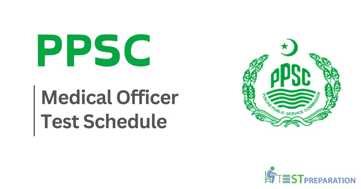 PPSC Medical Officer Test Date