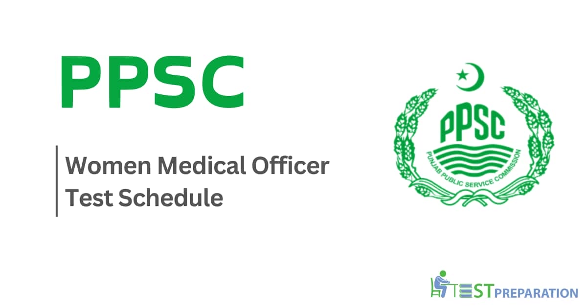 PPSC Woman Medical Officer Test Date